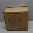 Ozone Generator 48,000mg, Commercial Ozone Machine Odor Removal, High Capacity O3 Ionizer Air Purifier Deodorizer, Portable Mini for Car, Home, Smoke, Pets, Industrial, for 4000 Square Feet -Black