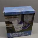 LOREINTA Inflatable Toddler Travel Bed – Portable Toddler Bed with Safety Bumpers, Toddler Floor Bed for Travel, Camping, Sleepovers – Kids Blow Up Bed with Pump & Carry Bag