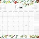 2 x Jotsome Desk Calendar 2026-2027, 18-Month Desk Pad Calendar From Now to June 2027, 14"x10.5" Bleed-Proof Paper Monthly Calendar for Home Office and School, Easy Planning
