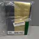 50 Pieces A7 Envelopes 5x7, Dark Green, Flower Pattern, Luxury Mailing Envelopes with Gold Stickers for Invitations, Wedding, Graduation, Baby Shower