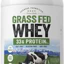 Carlyle Grass Fed Whey Protein Powder | 2lb | 33g of Protein Per Serving | Unflavored | Sugar and Hormone Free | Non-GMO and Gluten Free Supplement | by Herbage Farmstead