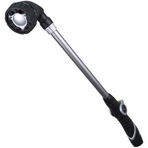 H2O WORKS Heavy Duty Watering Wand, 22-Inch Long Metal Garden Hose Wand with Adjustable Rotating Head, Hose Nozzle Sprayer with Thumb Control, Perfect for Hanging Baskets,Shrubs and Plants