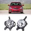 Left Driver and Right Passenger Side Fog Lights Compatible With 2011-2015 Chevy Cruze,2016 Chevy Cruze limited Replace#95169824 95169825 GM2592300 GM2593300(2 PCS)