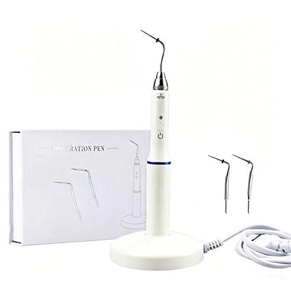Tankredrug Gutta Percha Obturation System Oral Endo Heated Pen with 2pcs Heated tips (White)