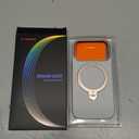 TORRAS Organic Leather for iPhone 17 Pro Case with Stand, Fit for Magsafe, 360 Spin Stand with Camera Control, Premium Leather Durable Stylish Q3 VegSkin for iPhone 17 Pro Phone Case, Cloud White