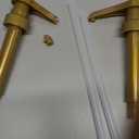 Syrup Pump Compatible with Torani, DaVinci and Skinny (Set of 2) - fits bottles (25.4 oz-750ml) (Gold)