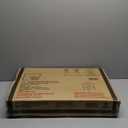 Hillsdale Fiddler Wood Backless Counter Height Stool with Saddle-Style Seat, Navy