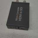 HDMI to SDI Converter Adapter HDMI to 3G-SDI/HD-SDI Converter Audio Embedder Dual SDI Output for CCTV Camera Home Theater