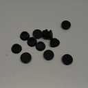 PATIKIL 32.3mm Diameter Rubber Hole Plugs, 12 Pcs Silicone Rubber Round Hole Stoppers for 31-32mm Hole, Black