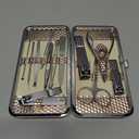 ZIZZON Professional Nail Care kit Manicure Grooming Set with Travel Case(Rose Gold)