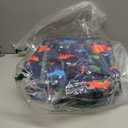 Toddler Booster Seat for Dining Table, Portable Kids Booster Seat with Safety Buckles Portable Increasing Booster Cushion with Non-Slip Bottom (Blue Dinosaur)