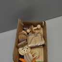 Hamster Chew Toys Set Small Animal Molar Toys Teeth Care Wooden Accessories for Guinea Pigs,Chinchillas,Gerbils,Mice,Rats,Mouse Rodents Toy Swing Seesaw Bridge (Wood)