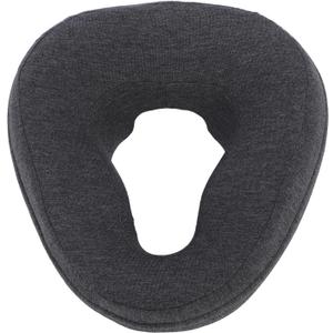 Face Down Pillow with Memory Foam, Soft Ergonomic Design for Comfortable Sleeping, Ideal for Home and Beauty Salon Use, Features Hollow Breathable Holes (Dark Gray)