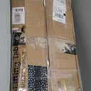 lumizone Foldable Overbed Table with Wheels Adjustable Height Bedside Desk 27.56"-36.61" Rolling Hospital Bed Table with Casters Medical Tray for Home Use Desk Over The Bed (Espresso)