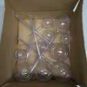 Irrmshr 10 Pack Clear Plant Watering Globes,Plastic Self Watering Bulbs for Indoor Plants,Garden Water Device Automatic Plant Waterer Indoor Outdoor