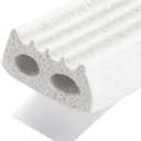 M-D Building Products 05686 5/16 in. x 19/32 in. x 10 ft. White Premium Thermoplastic Rubber Platinum Window Seal for Large Gaps