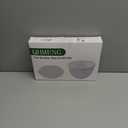 Silicone Liner for KitchenAid 5 Qt Tilt-Head Stand Mixer, Odourless,Thicker, Cold/Heat-Resistant & Non-Stick, Easy Clean, Fits 5 Quart Mixing Bowl with LidWhite