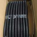 Automotive Wire Loom Flame Retardant Split Wire Loom Tubing Assortment Wiring Loom Kit Plastic Cover Electrical Covering Conduit Protective Wire Wrap Cable Sleeves Black 1/2" x 125 Ft