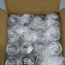 16 Pack 2 oz Shot Bottles with Caps, Mini Reusable Plastic Ginger Shots Bottle Leakproof Juice Shot Bottles with Lids for Juice, Oil and Liquid Samples, Small Containers for DIY, Travel