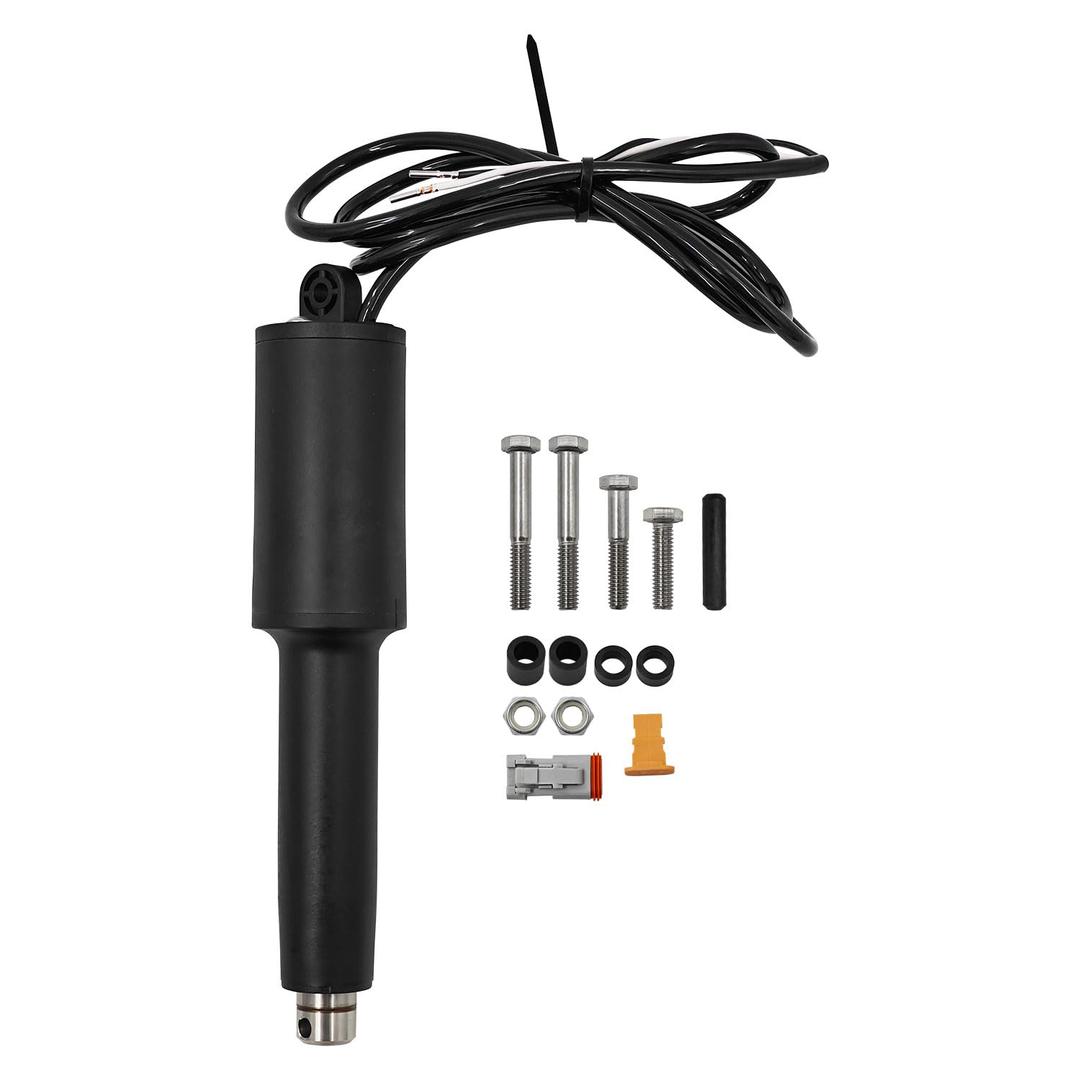 15060-001 Trim Tab Actuator Fit for Lenco102 XD 12V Electric Actuator, 4-1/4" Stroke 5/16" MTG HW w/6' Cable. Waterproof Connections, High Torque Motor for Trolling Tab Systems & OE Applications