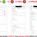 for iPhone 17 Air Case - Clear Mountain View | Wallet Phone Cases with Card Holder for Women Cute Design, Transparent Cool Kawaii Protective