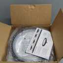 LED High Bay Light, 200W 28000lm 5000K High Bay Led Shop Light with Plug 5' Cable and Hook Ring, UFO High Bay Led Lights for Garage Gym Warehouse Workshop (B-1 PACK)