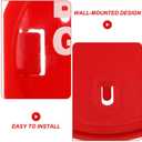 Housoutil 2PCS Emergency Key Box Breakable Glass Fire Safety Wall-Mounted, Wall-Mounted Break Glass Lock Box for Home/Office