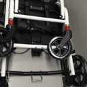 Wheelchairs for Adults Lightweight Portable Wheelchairs Folding for Traveling Ergonomc Design with Adjustable Safety Strap Carbon Steel Frame PU Wheels for Smooth Rid A