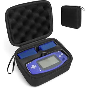 Case for Gameboy Advance, Accessories for GBA, Hard Storage Portable Bag for GBA - Holds 6 Games