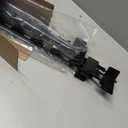 10 Pack Clip Strip Heavy Duty Metal Merchandising Strips, Clip Strips for Hanging Chips, Snacks, Candy in Retail Stores, Black, 31" Long, 2.5" W x 1.5" H Header, 12 Hook Stations