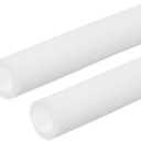 PATIKIL Pipe Insulation Foam Tube, 2 Pack Heat Preservation Foam Pipe Outdoor Wrap Pipe Covers 1" (25mm) ID x 1-1/2" (37mm) OD x 6.6 ft for Handle Grip HVAC Units, White