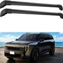 2PCS Roof Rack Crossbar Cross Bar Fit for KIA Telluride 2026 2027 with Flush Rails, Aluminum Lockable Luggage Cargo Carrier Roof Rack Rails, Black