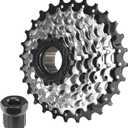 7/8 Speed E-Bike Freewheel 11-28 Teeth/11-32 Teeth Screw On Multiple Freewheel Threaded Type Freehub Replacement Parts