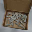 20pcs Gray Car Plastic Push Type Rivet Fastener Bumper Clips 10mm x 27mm x 40mm Auto Replacement Parts