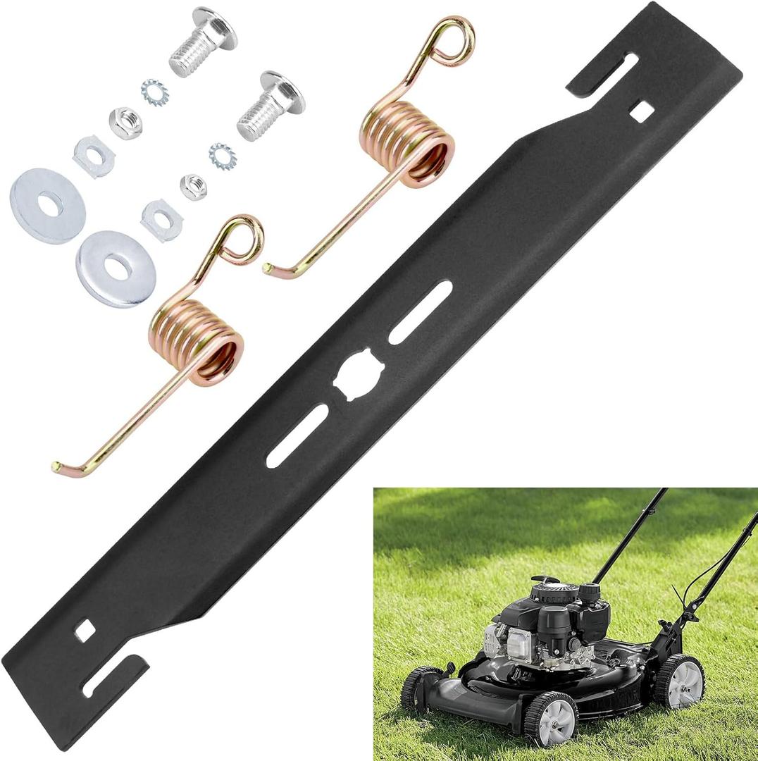 16-Inch 490-100-0111 Detatching Replacement Mower Blade with Installation Accessories Compatible with Arn-Old Ryobi Craftsman Troy-Bilt Lawn Mower, Replace 645-80116A, 490-100-0008, 490-100-0012