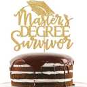 SET OF 2: Masters Degree Survivor 2025; 24 Pcs Glitter Tables Gold