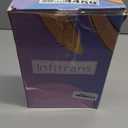 Trifold Makeup Mirror Vanity Mirror with Lights,1X 2X 3X Magnification,Touch Control,Adjustable Rotation,Dual Power Supply,Portable Travel Cosmetic Mirror,Birthday Gifts for Women,Teengirls (White)