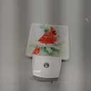 YASHILAIYA Bird Cardinal Night Light,Night Lights Plug into Wall LED Dusk to Dawn Light Sensors Indoor Home Decor Winter Christmas NightLights for Bedroom Stairs Kitchen Hallway for Girls Women