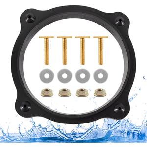 Replace for Dometic SE341549 385310063 Floor Flange Seal, RV Floor Flange Seal & Mounting Kit, for Motorhome & Trailer, Fit for Dometic/Sealand Toilets 506+ 510+ 511H 706 806 2010 2011