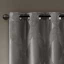 Sun Smart Bentley Total Blackout Window Curtains, 1 Panel 50x95 Charcoal
