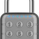 Combination Lock, Combination Lock for Locker, Locker Lock & Gym Locker Lock - High Security, Easy to Use for Gym, School, Travel, Outdoor (Gray)