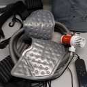 Cold Therapy Machine, Portable Ice Machine for Knee After Surgery，Programmable Knee Replacement Recovery System, Cryotherapy for Post Surgery Recovery Sports Injuries, Reduce Swelling, Circular Gray