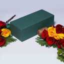 FLOFARE Pack of 48 Floral Foam Blocks for Fresh and Artificial Flowers, Each (7.8 L x 3.5 W x 2.4 H), Dry and Wet Floral Foam Blocks for Wedding, Birthdays, Home, Office, and Garden Decorations