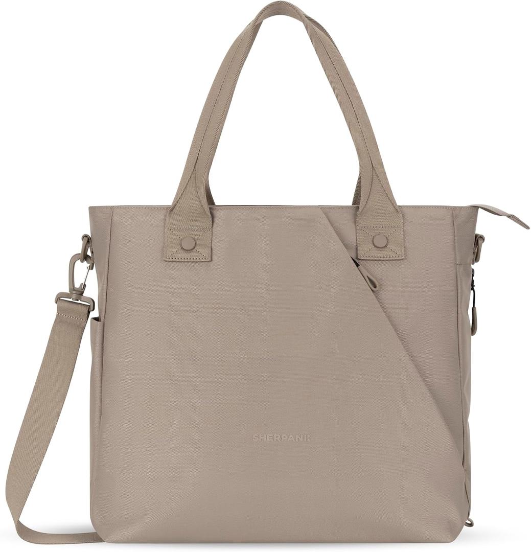 Sherpani Jetsetter 15.6" Laptop Tote, Casual Crossbody Bag
Work Tote for Women, Lightweight Shoulder Purse, Commuter Bag with RFID Protection, Everyday Travel Gift