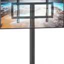XINLEI Universal Pedestal TV Stand with Bracket for 32"-75" TVs Floor TV Stand w/Cable Management Holds 132lbs Max VESA 600x400mm TS004H