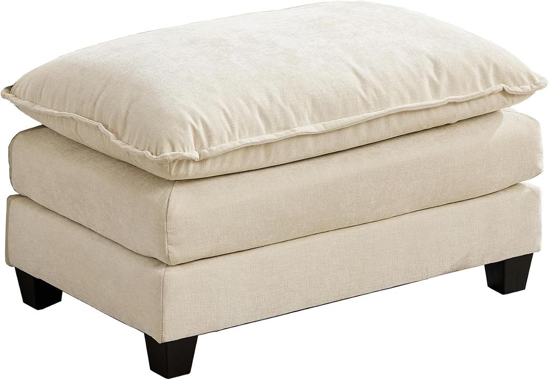 ERYE Ottoman for Cloud Sofa, 22.8"D x 37"W x 20.1"H