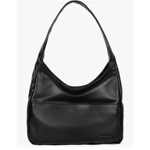 Women Tote Handbags Chic Vegan Leather Tote Bag Purse Stylish Casual Trendy Large Soft Shoulder Bag, Blac