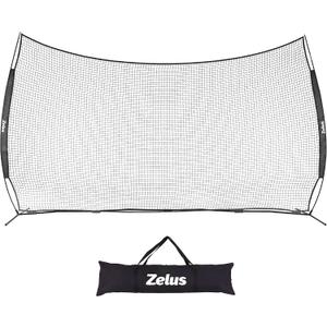 12x9ft / 16x10ft Barricade Backstop Net, Ball Sports Barrier, Practice Net for Baseball, Softball, Lacrosse, Soccer, Basketball and More