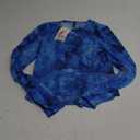 PRETTYGARDEN Women's Mesh Long Sleeve Top 2025 Trendy Fall See Through Sheer Blouse Leopard Fitted Going Out Layering Shirts Small