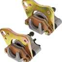 GXYWADY Front Brake Calipers Left & Right with Pads Replacement for Polaris Ranger 500 700 2x4 4X4 6x6 EFI LE XP TM 2005 2006 2007